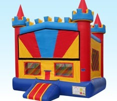 primary rainbow castle How to Setup a Bounce House