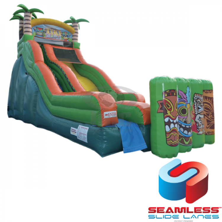 20' Tiki Island Water Slide