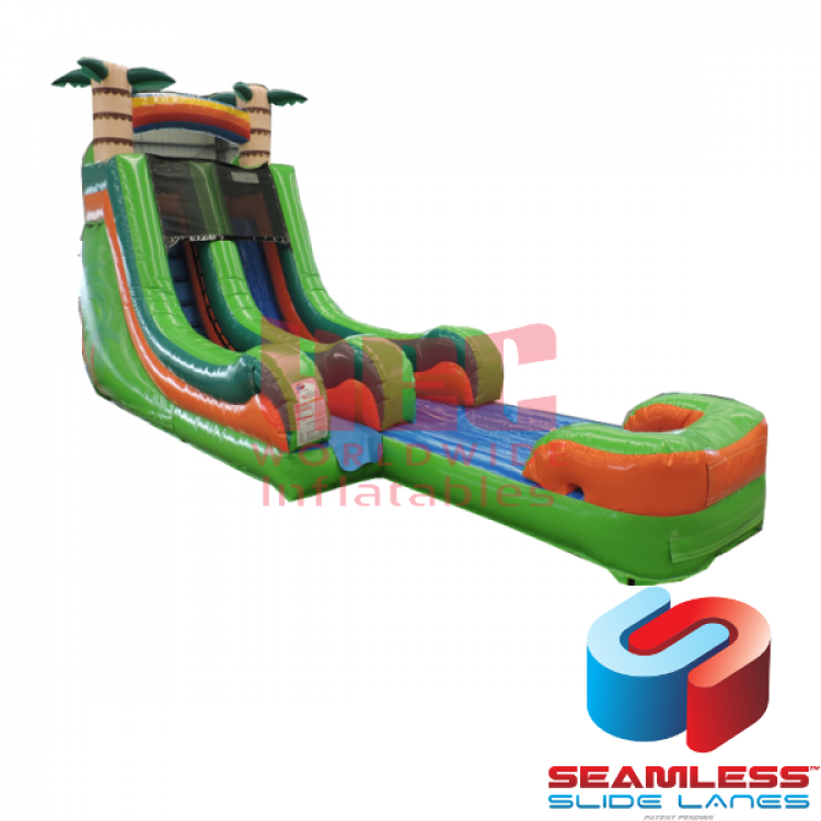 20' Tropical Splash Water Slide