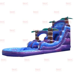 18 purple hurricane single lane deep pool right 1776875544 20' Purple Hurricane w/ Inflated Pool