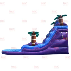 18 purple hurricane single lane deep pool side 1776875544 20' Purple Hurricane w/ Inflated Pool
