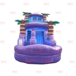 18 purple hurricane single lane inflated pool front 1776875545 20' Purple Hurricane w/ Inflated Pool
