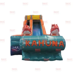kahuna xl single lane inflated pool front 1776874972 20' Big Kahuna Water Slide