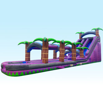 24ft Purple Crush With Slip Slide Rental Jacksonville Fl