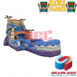 22' Tiki Drop Water Slide w/ Slip n Slide