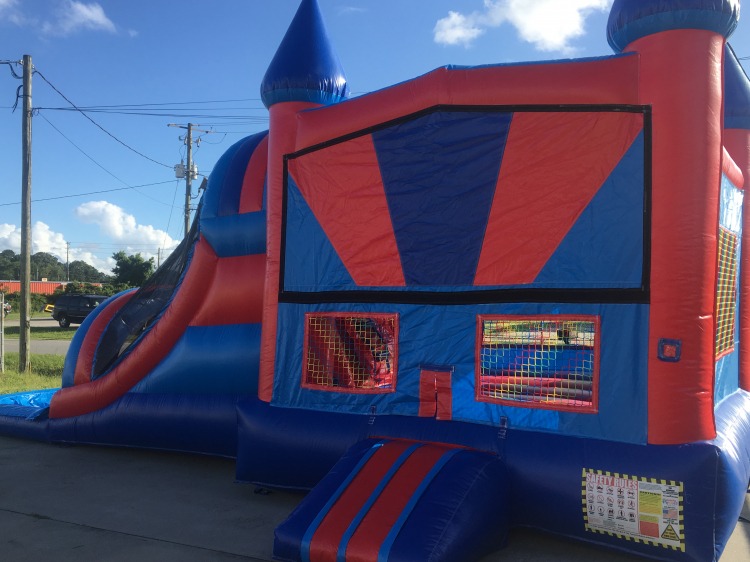 Red Combo with Water Slide