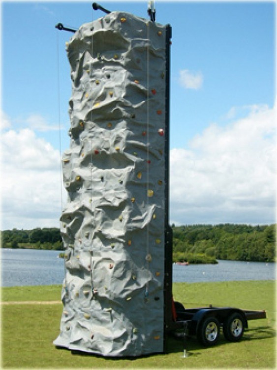 Mobile Rock Wall with Staff