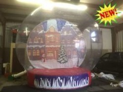 Human Snow Globe Photo Op