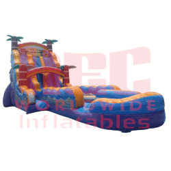 22' Tiki Plunge Water Slide